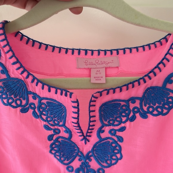 Girls Lilly Pulitzer Embroidered Beach Cover up - Picture 8 of 8